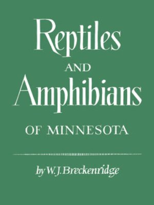 cover image of Reptiles and Amphibians of Minnesota